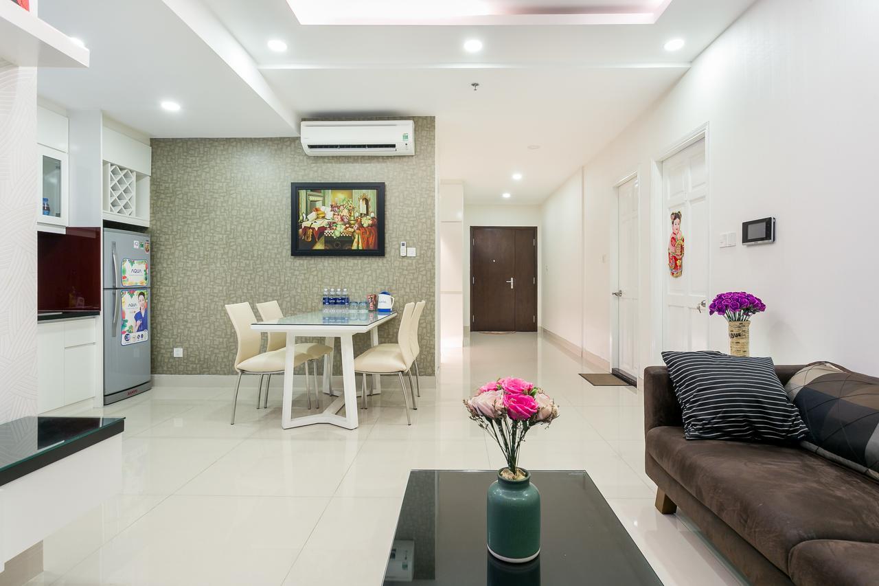 Sunrise City Trang' S Apartment W2-1704 Ho Či Minovo Město Exteriér fotografie